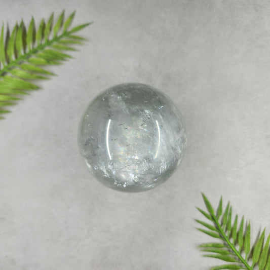 White Calcite Sphere 453g