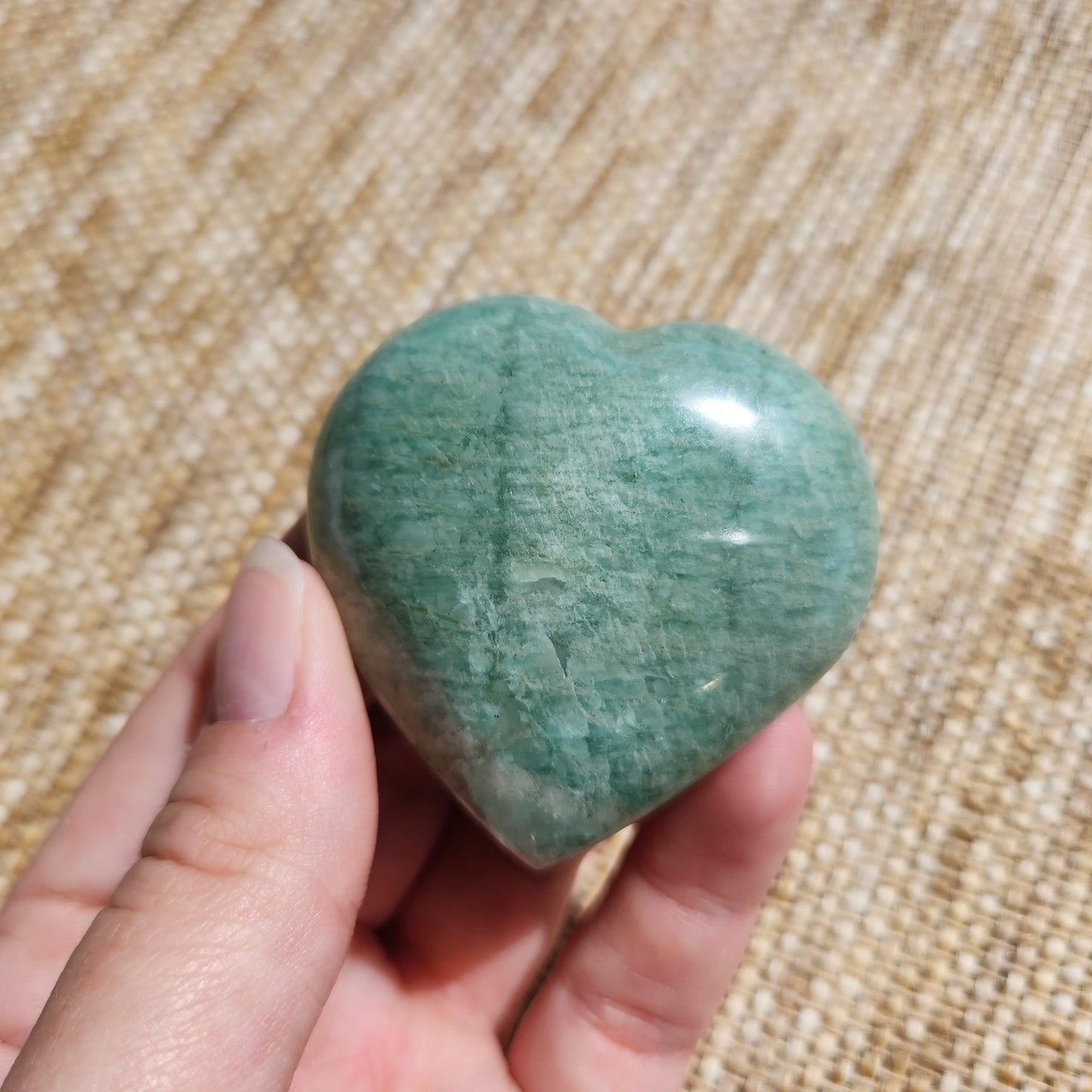 Amazonite Heart 90g