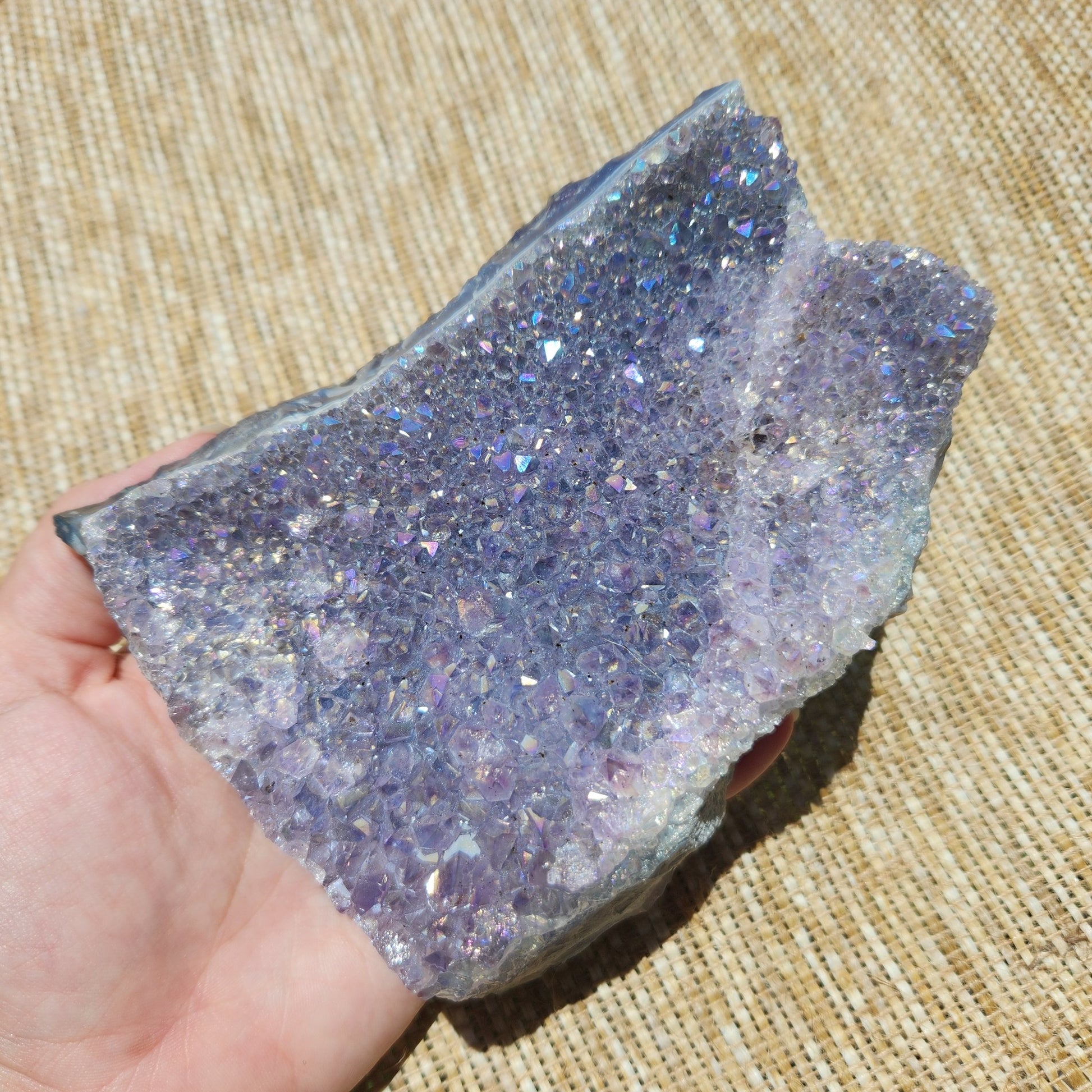 Aura Amethyst Cluster 807g