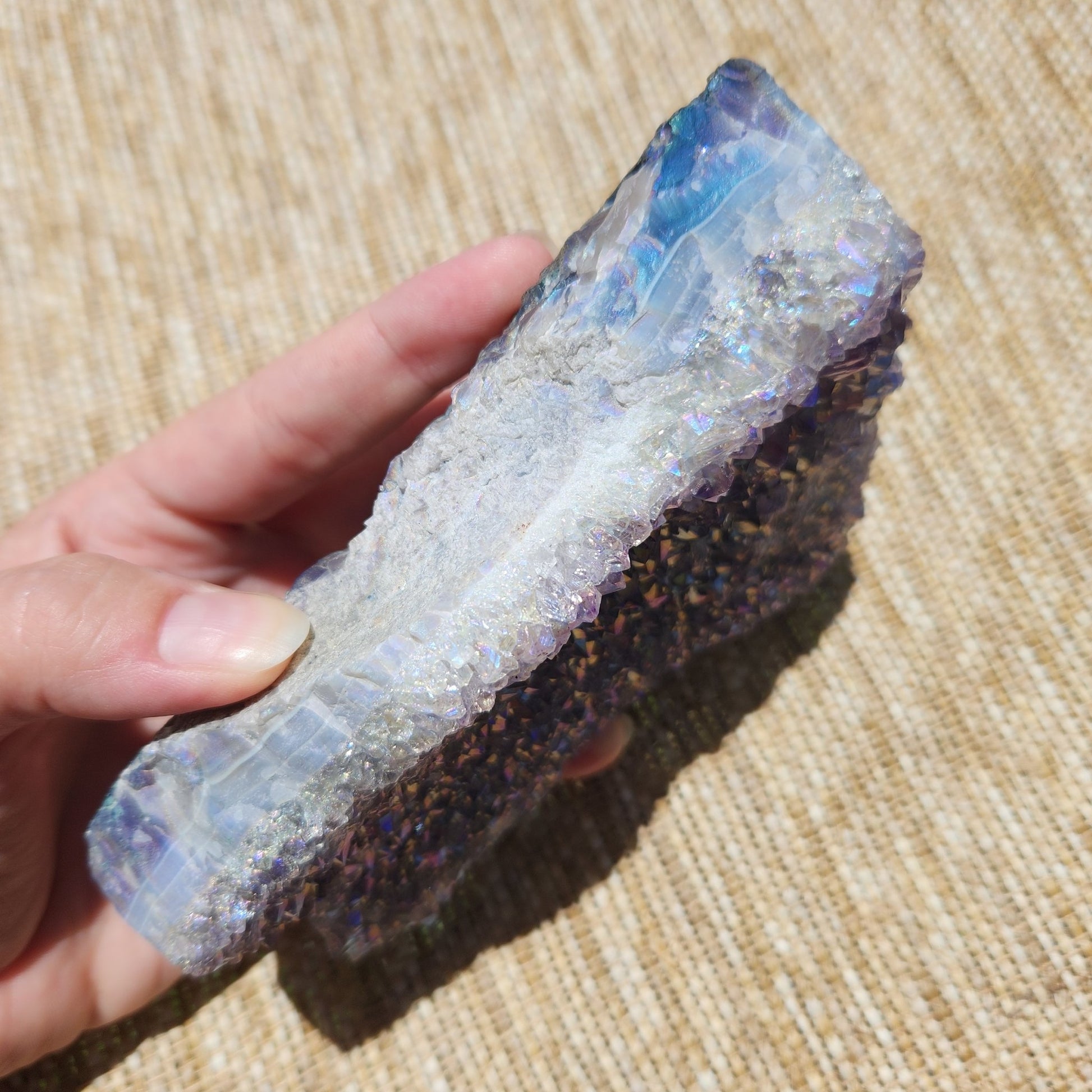 Aura Amethyst Cluster 807g