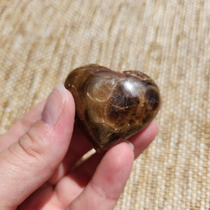 Chocolate Calcite Heart 42g