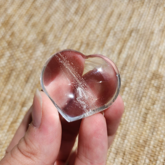 Clear Quartz Heart 27g