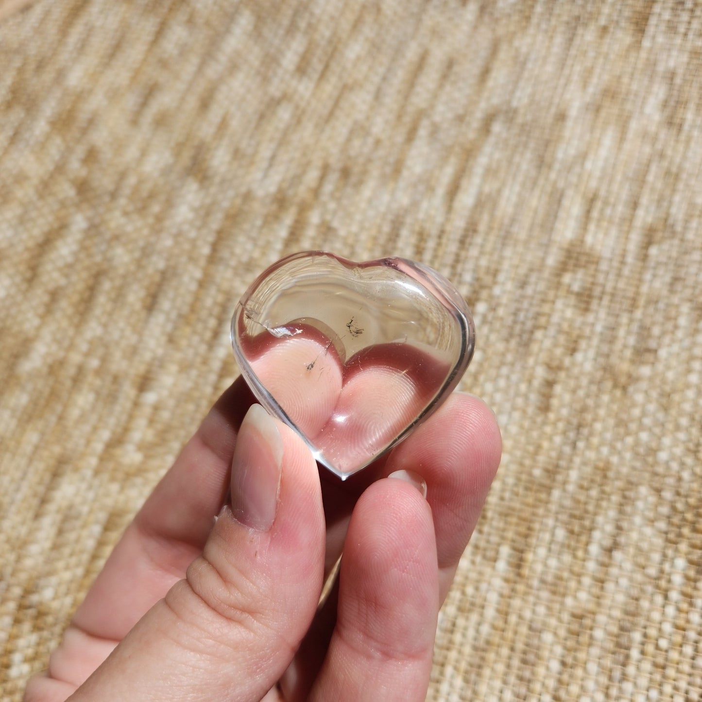 Clear Quartz Heart 3cm