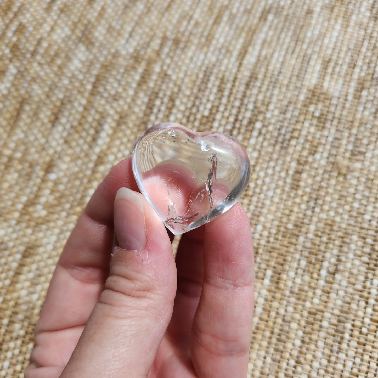 Clear Quartz Heart 3cm