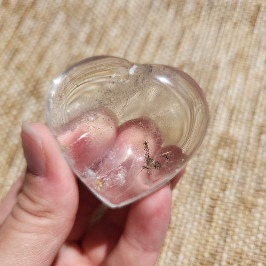 Clear Quartz Heart 68g