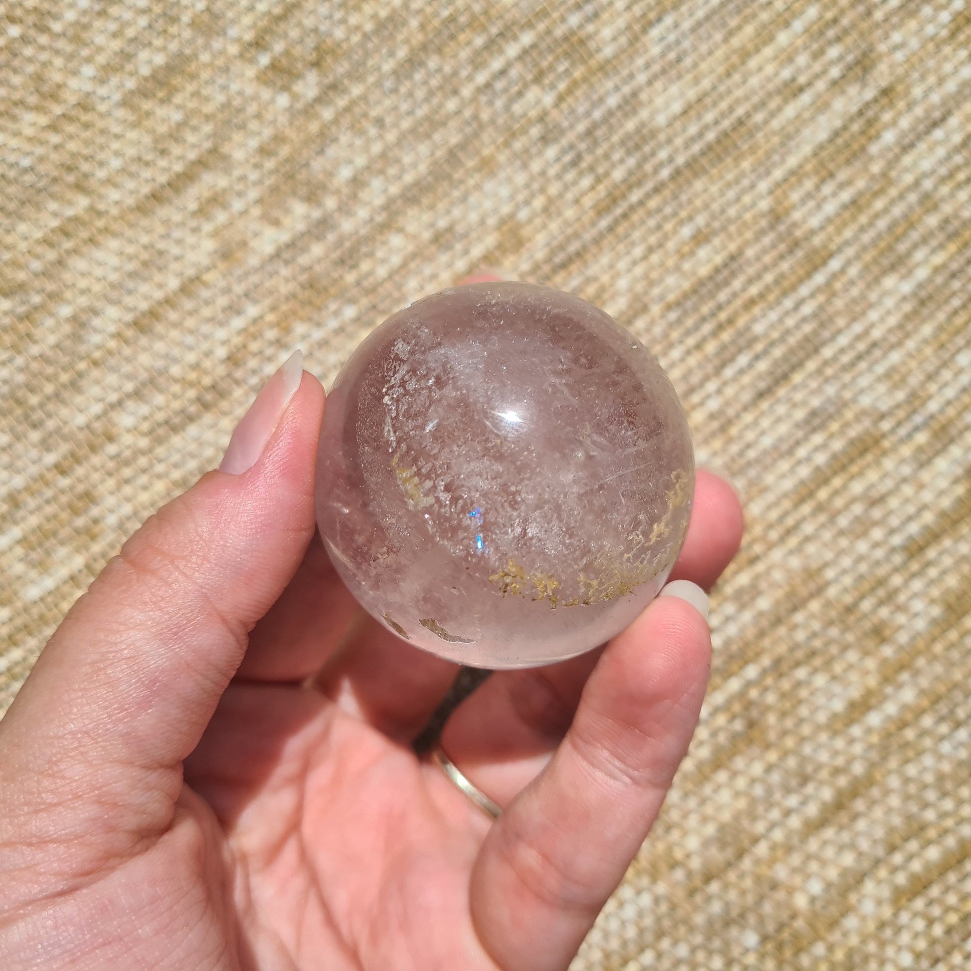 Clear Quartz Sphere 147g