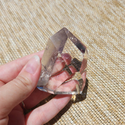 Clear Quartz with Inclusions Polished Freeform 127g