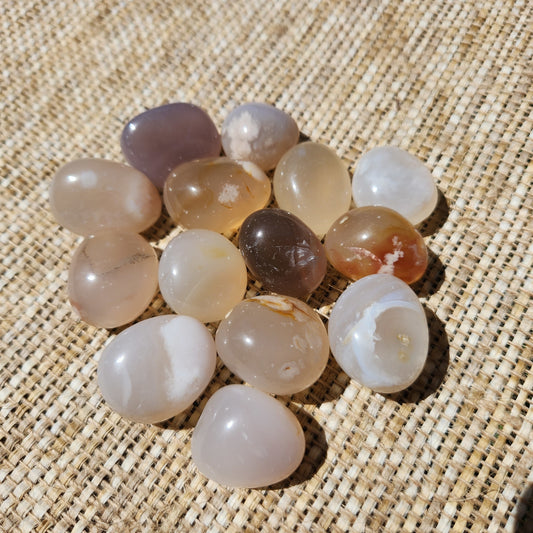 Flower Agate Tumble