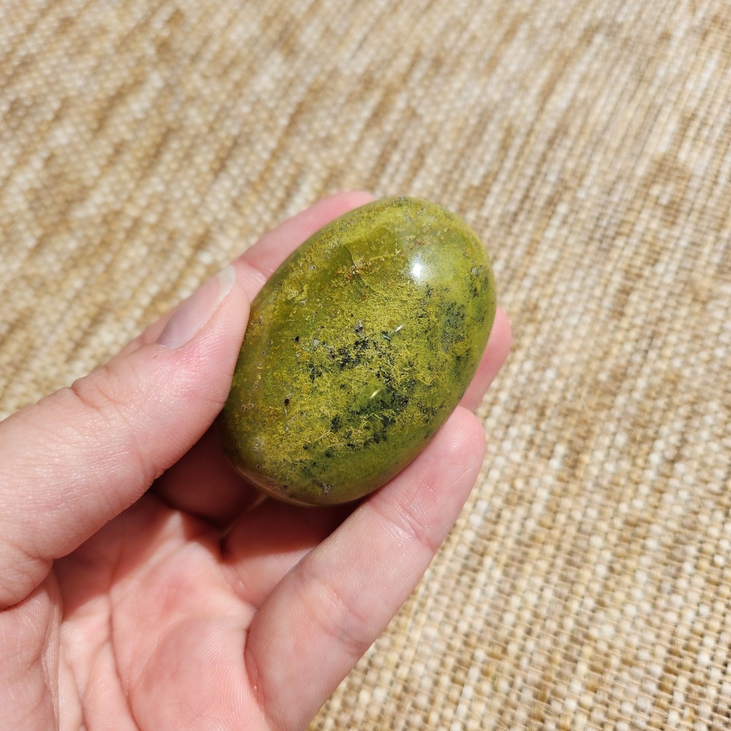 Green Opal Palm Stone Small
