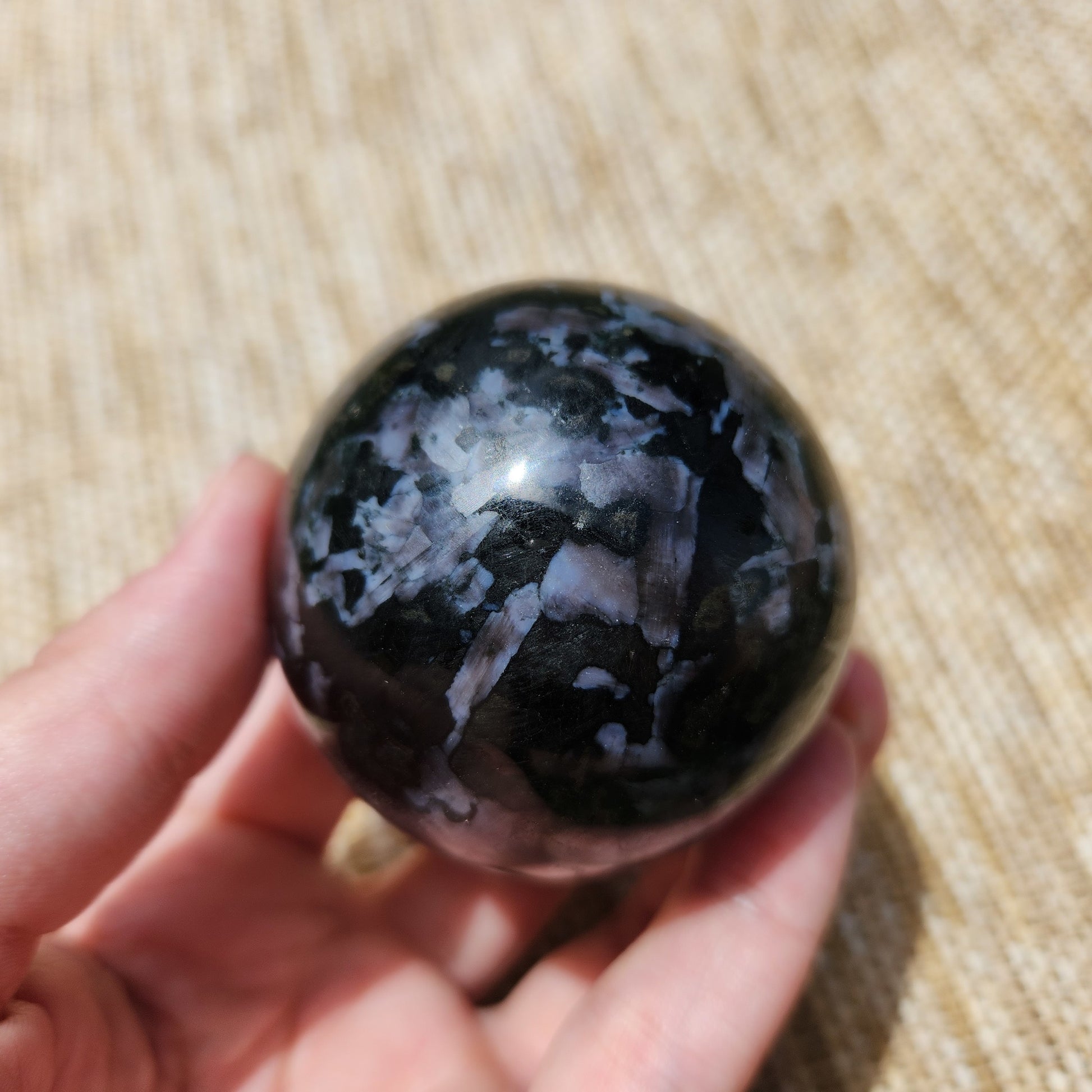 Indigo Gabbro Sphere 282g