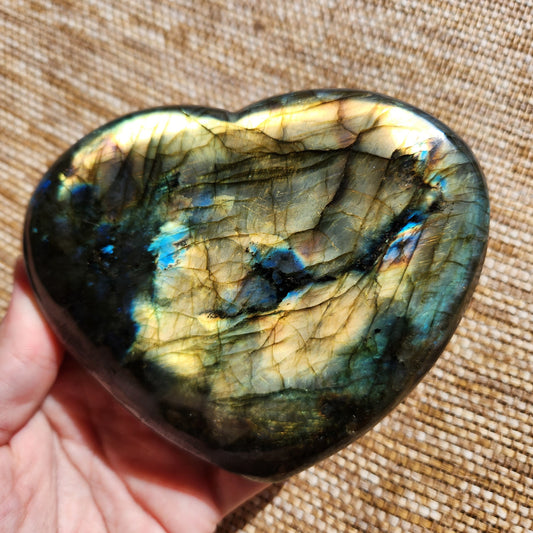 Labradorite Heart 479g