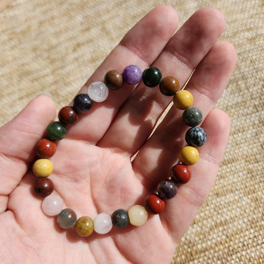 Mixed Stone Bracelet 8mm