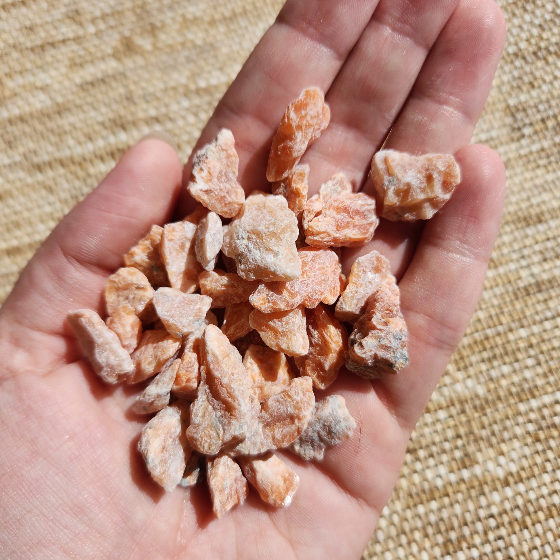 Orange Calcite Chips 50g
