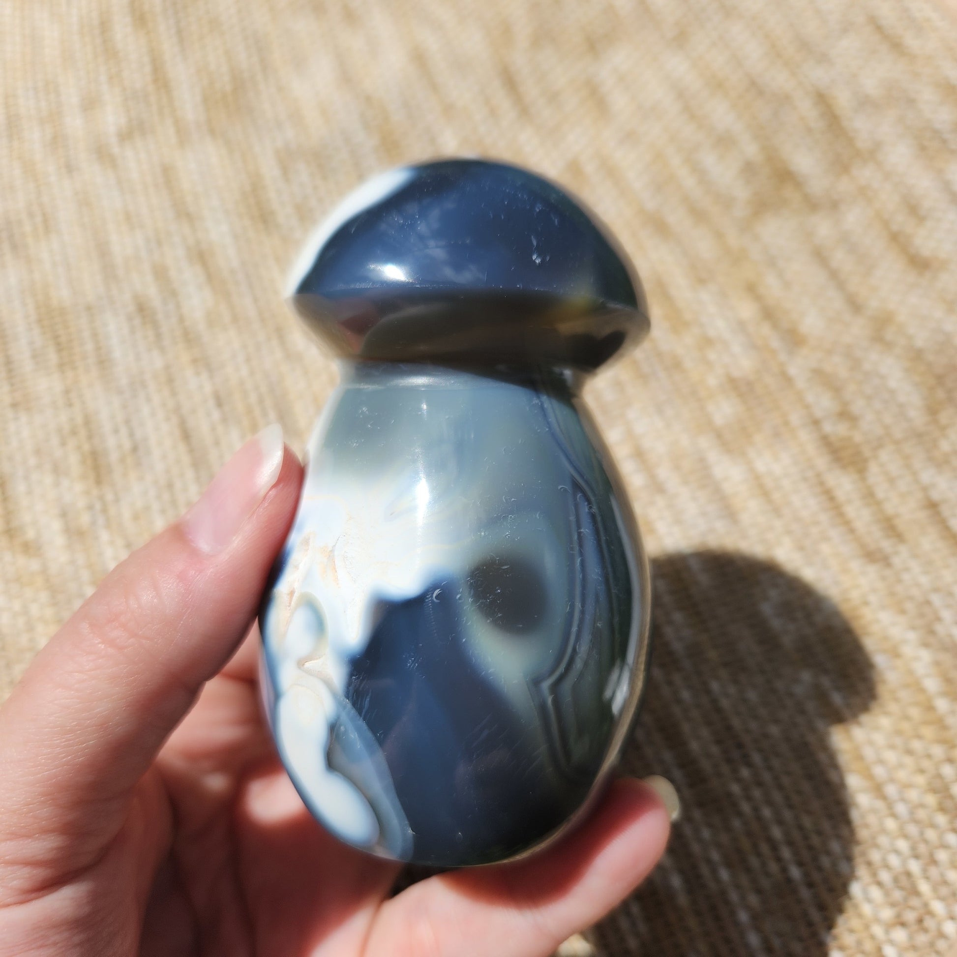 Orca Agate Mushroom 350g