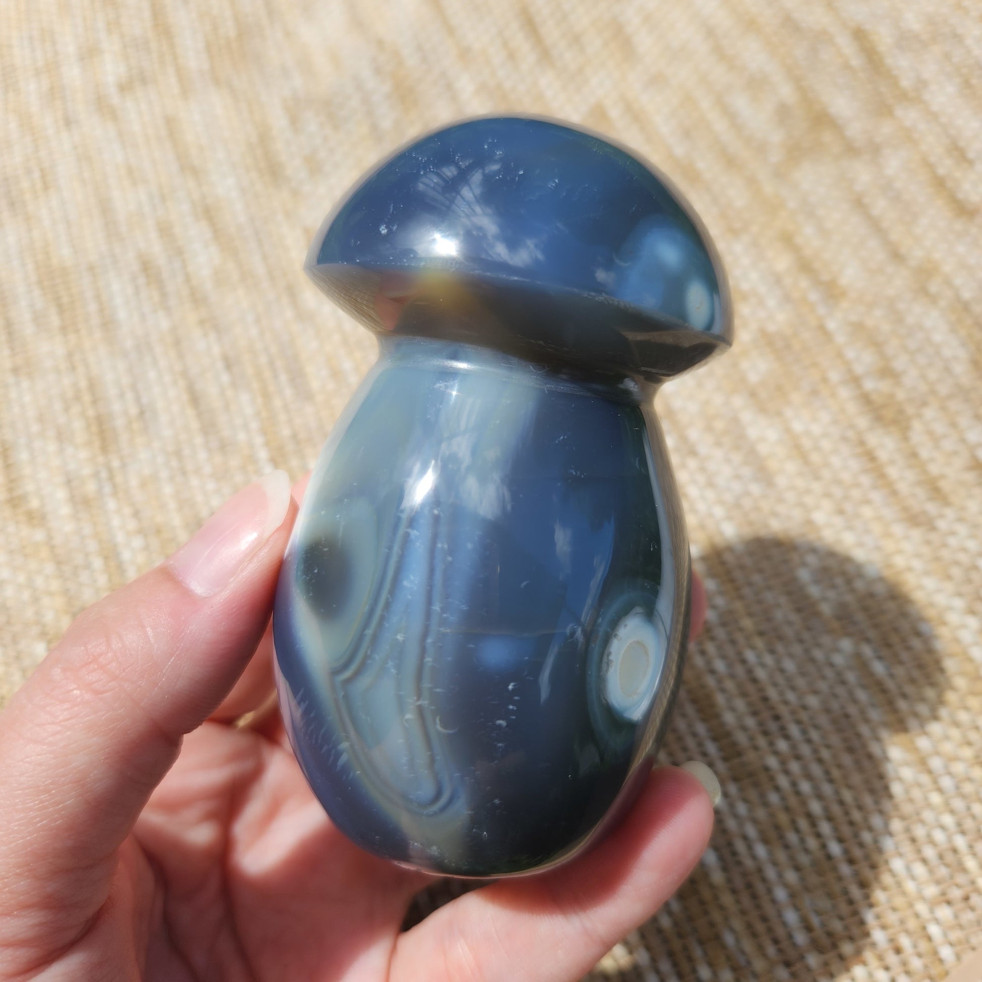 Orca Agate Mushroom 350g