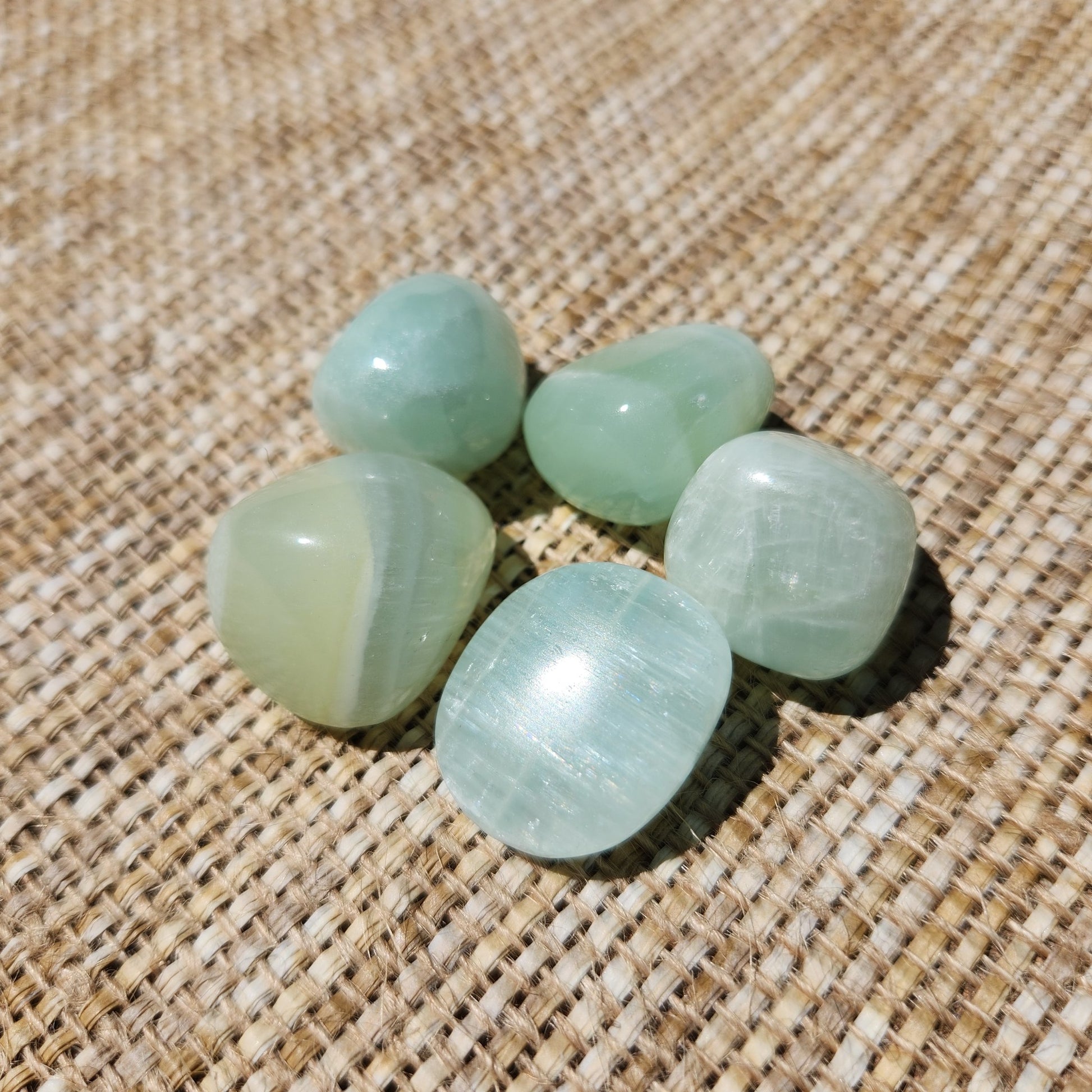 Pistachio Calcite Tumble