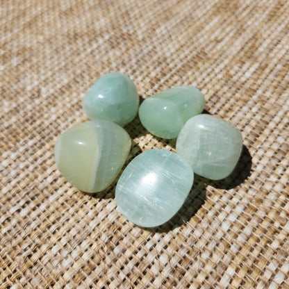 Pistachio Calcite Tumble