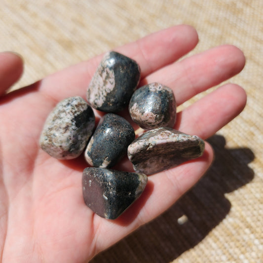 Plum Blossom Jasper Tumble