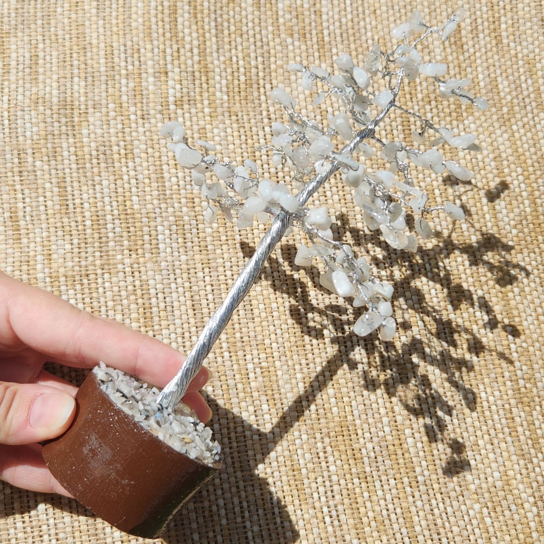 Rainbow Moonstone Chip Tree