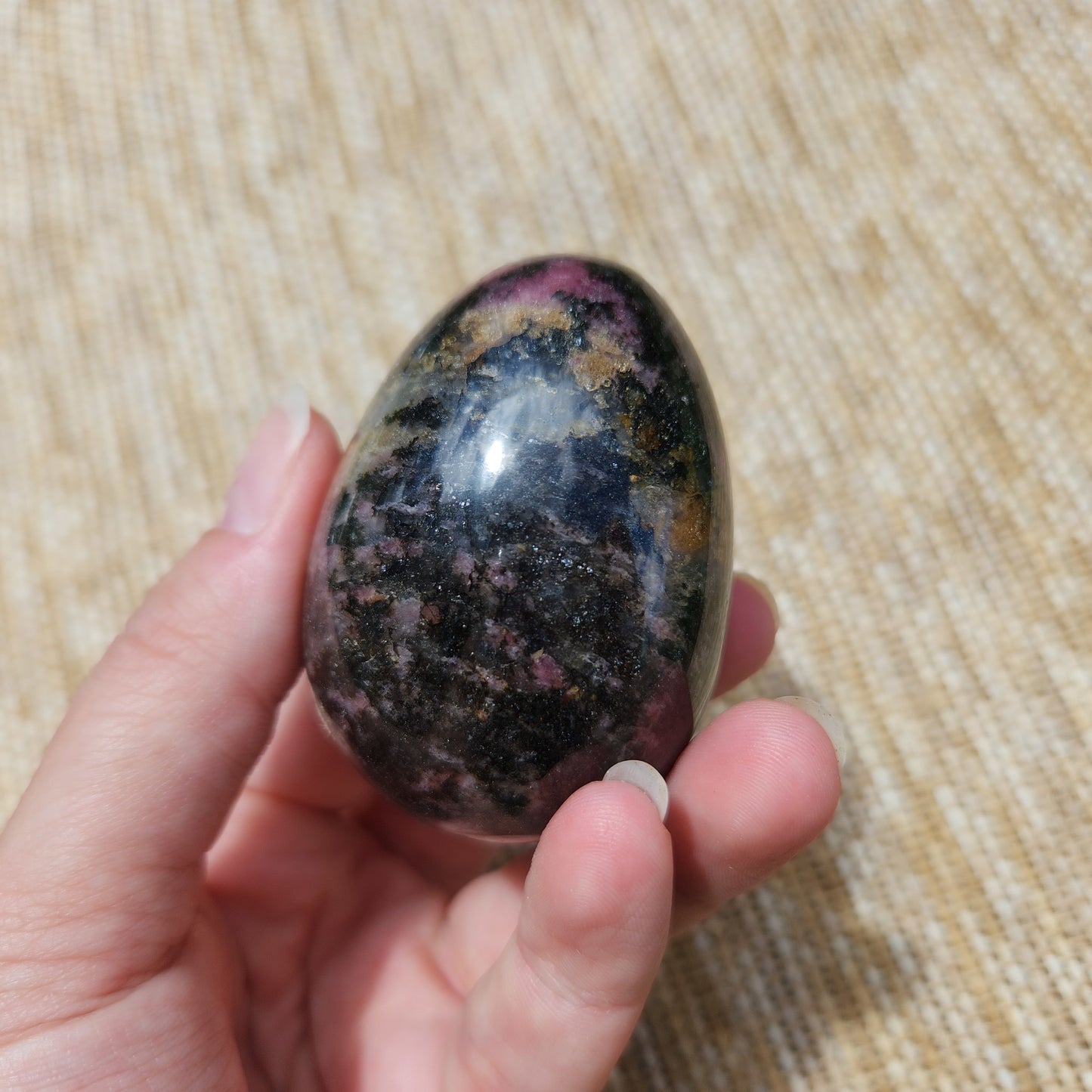 Rhodonite Egg 192g