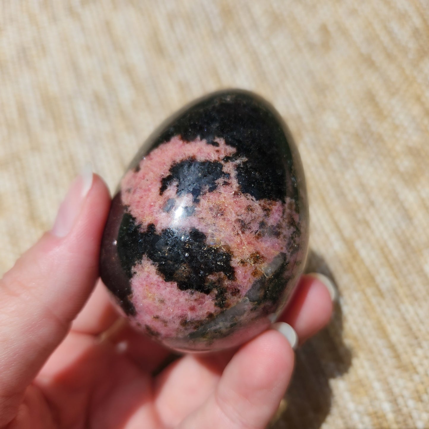 Rhodonite Egg 254g