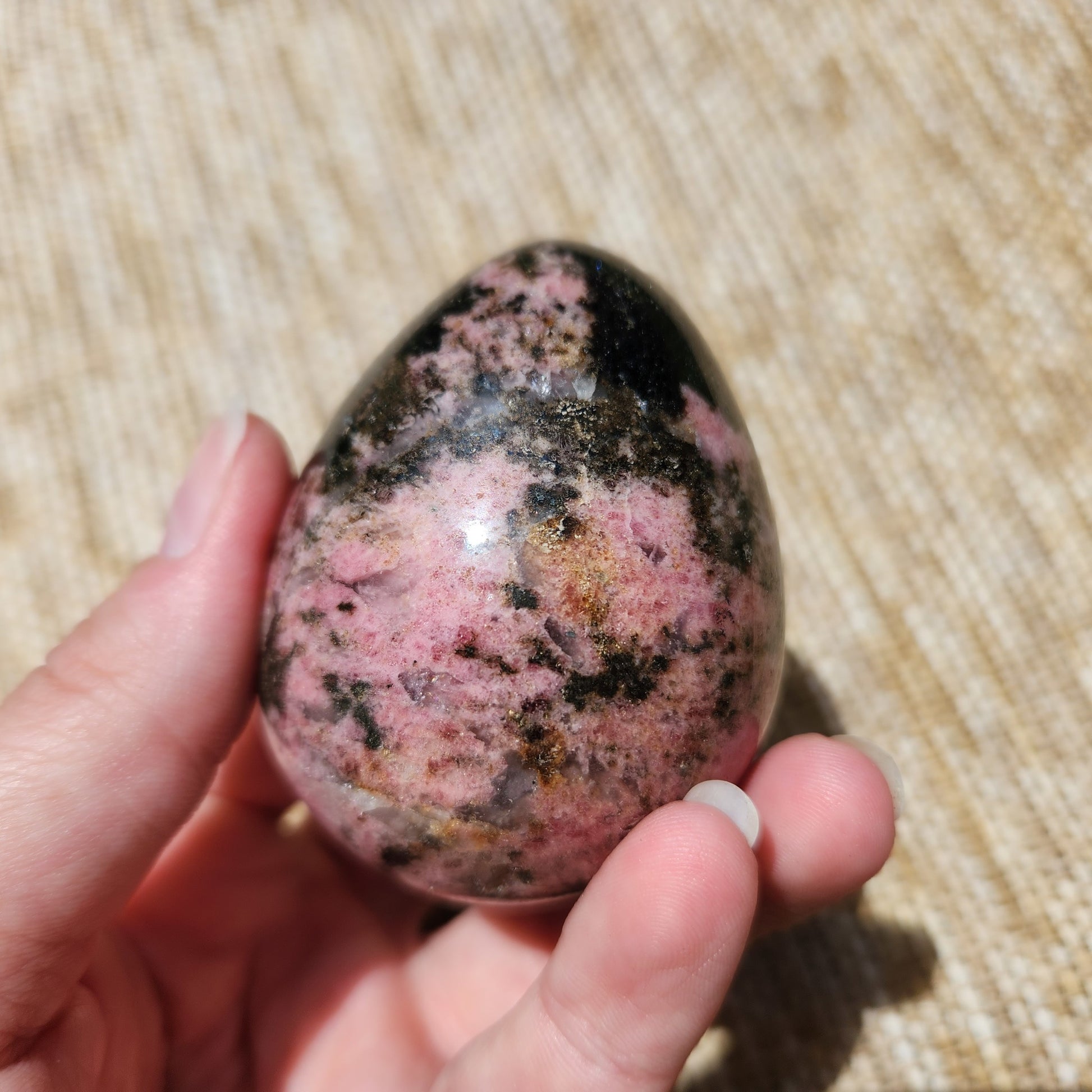 Rhodonite Egg 254g