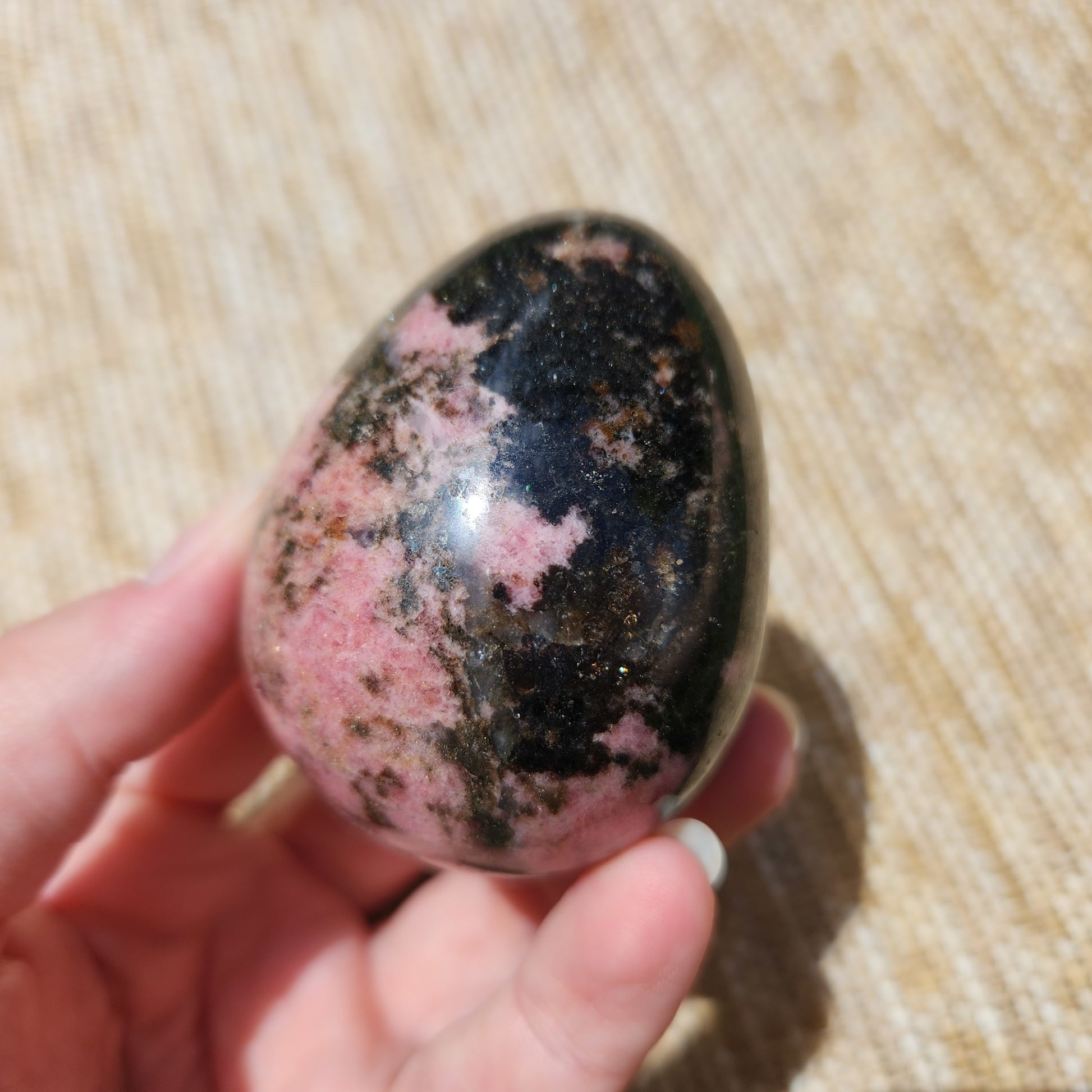 Rhodonite Egg 254g