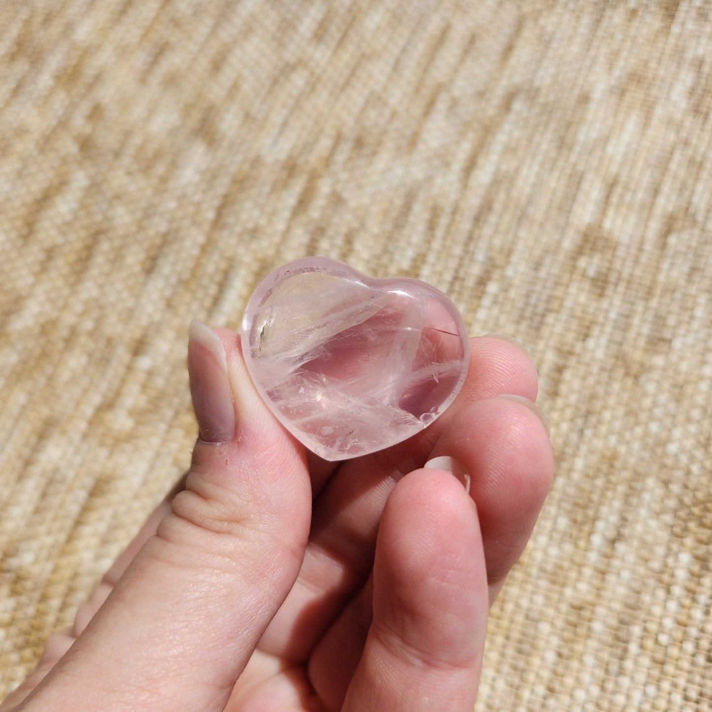 Rose Quartz Heart 11g