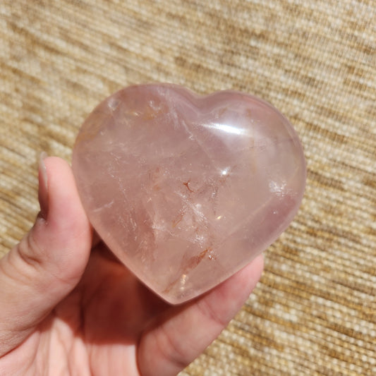 Rose Quartz Heart 126g