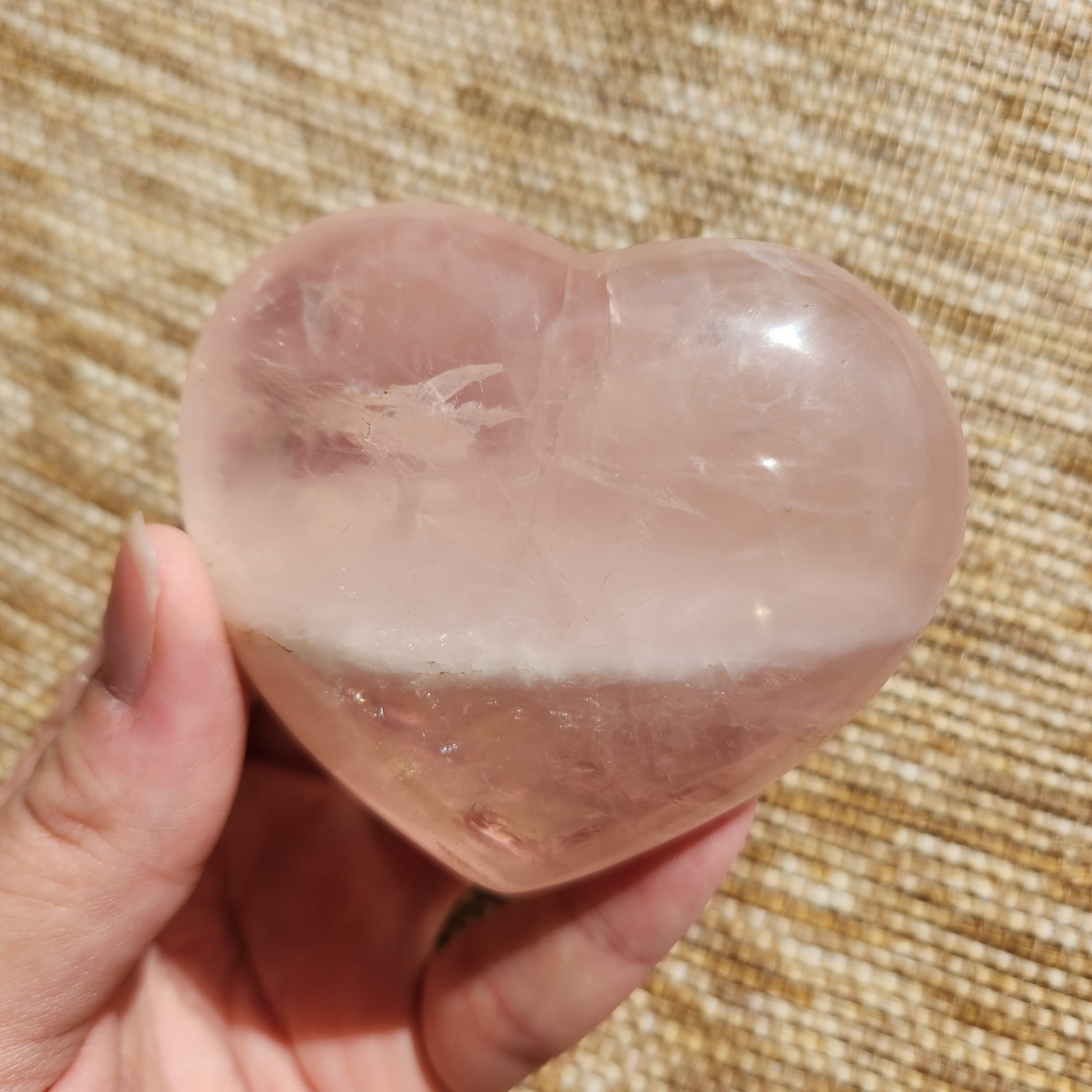 Rose Quartz Heart 231g