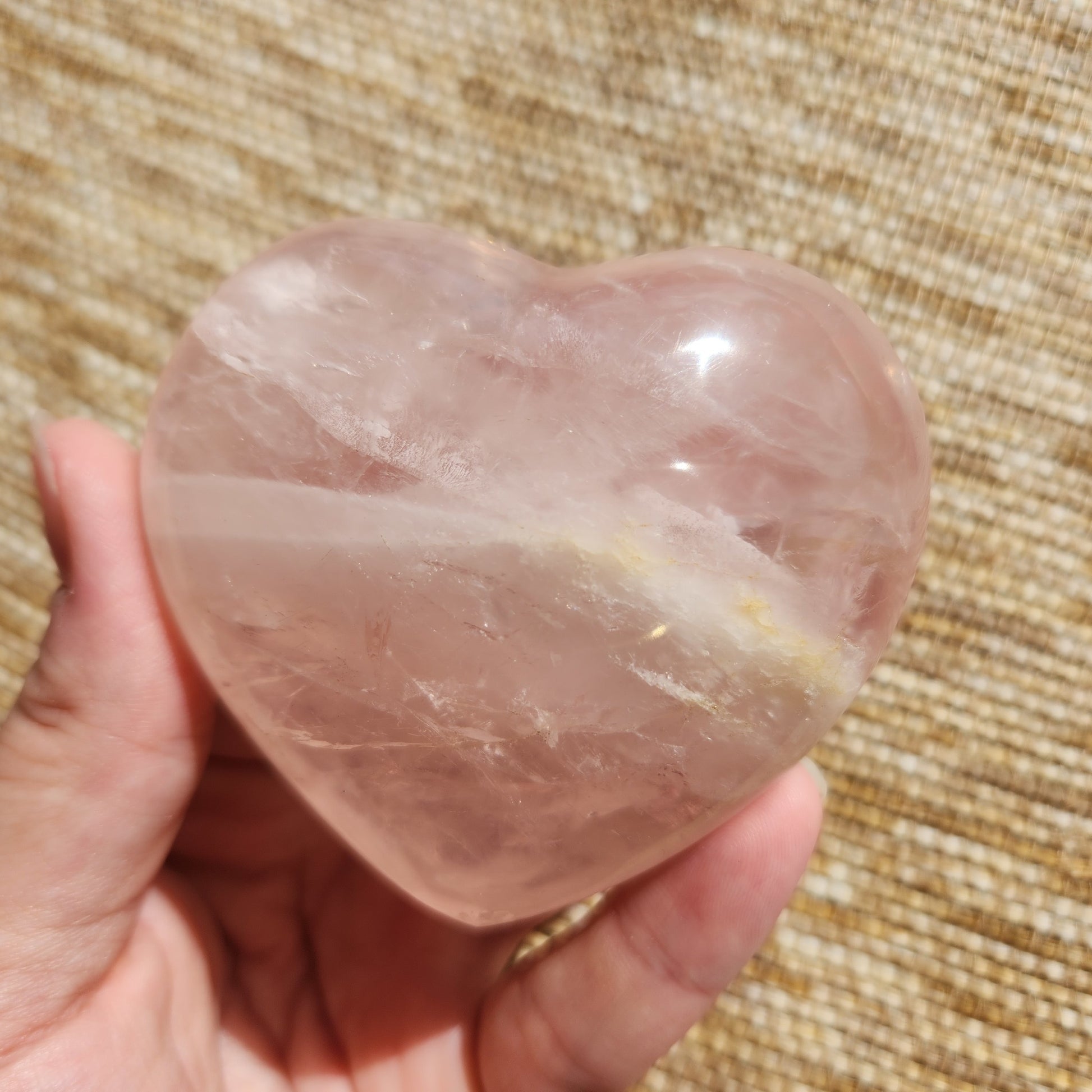 Rose Quartz Heart 231g
