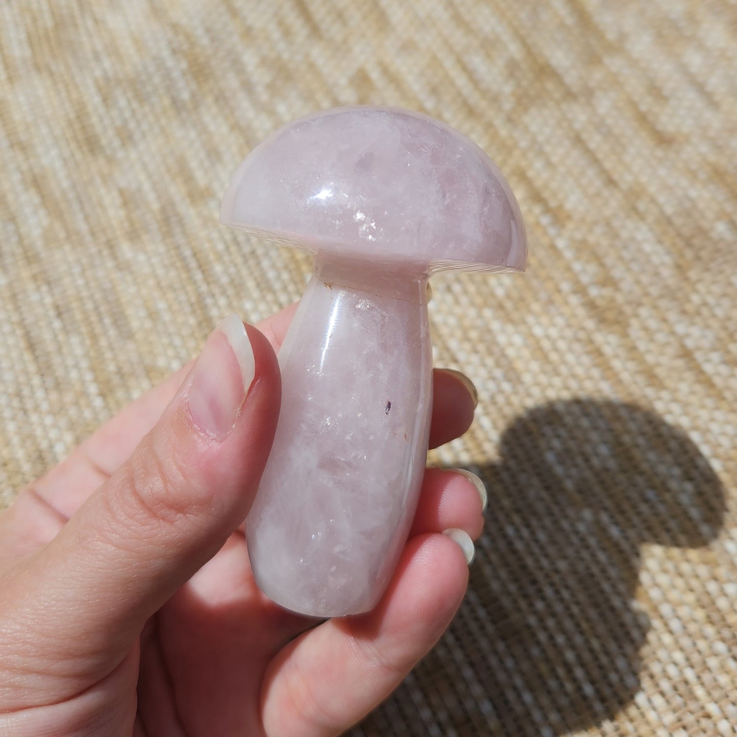 Rose Quartz Mushroom 135g