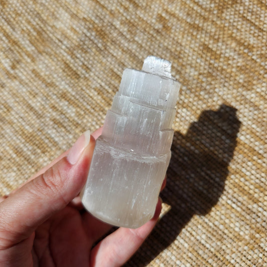 Selenite Tower 8cm