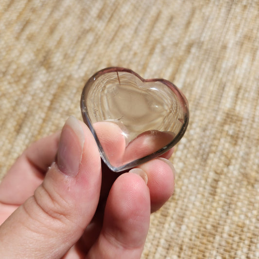 Smoky Quartz Heart 18g