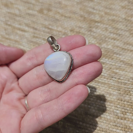 Rainbow Moonstone Pendant